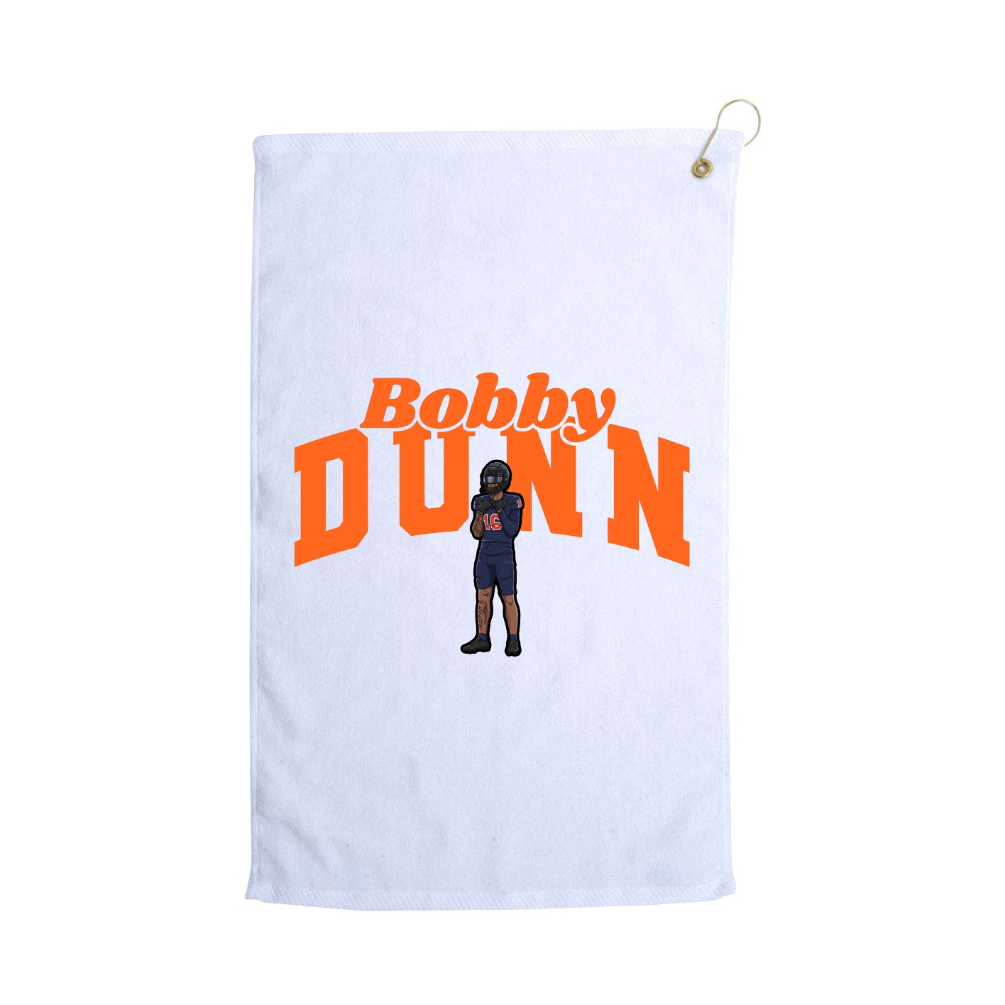 Golf Towel — Signature Arch in White