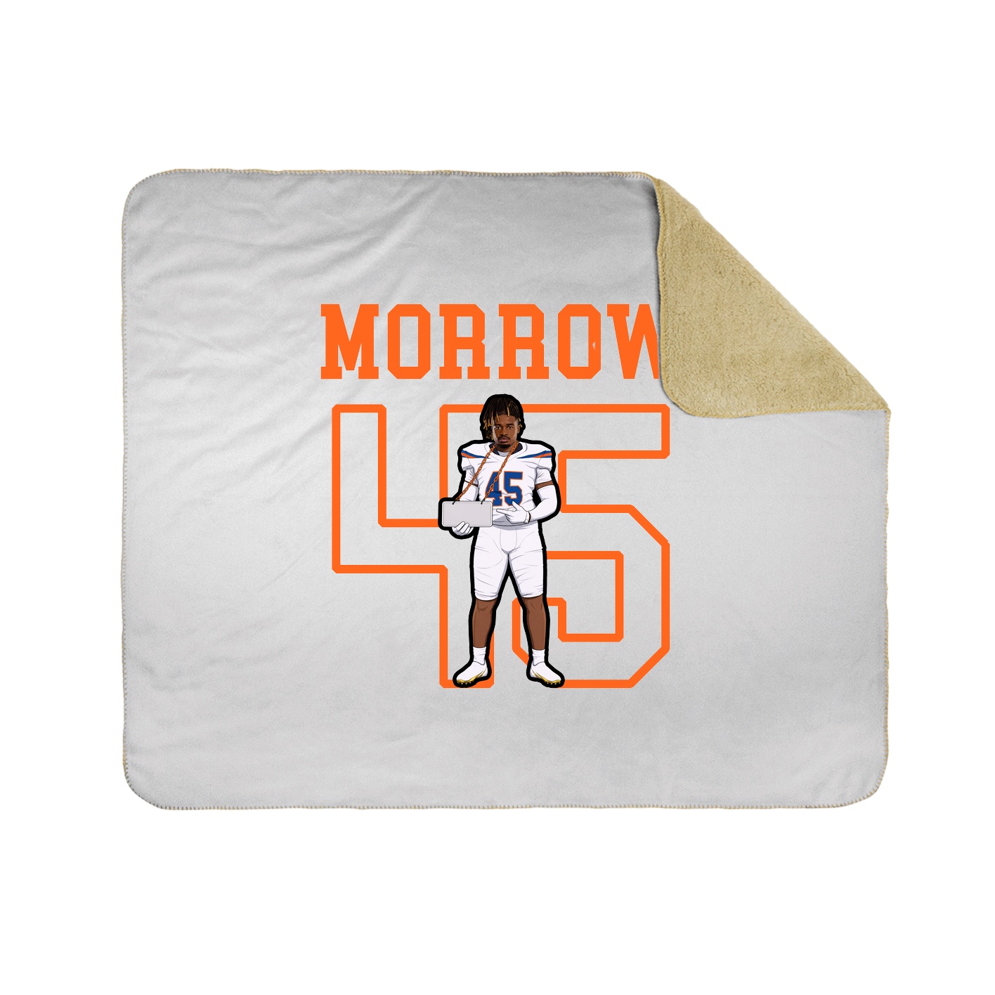 Throw Blanket — Shirsey in White