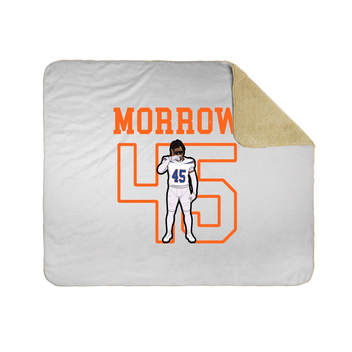 Throw Blanket — Shirsey in White