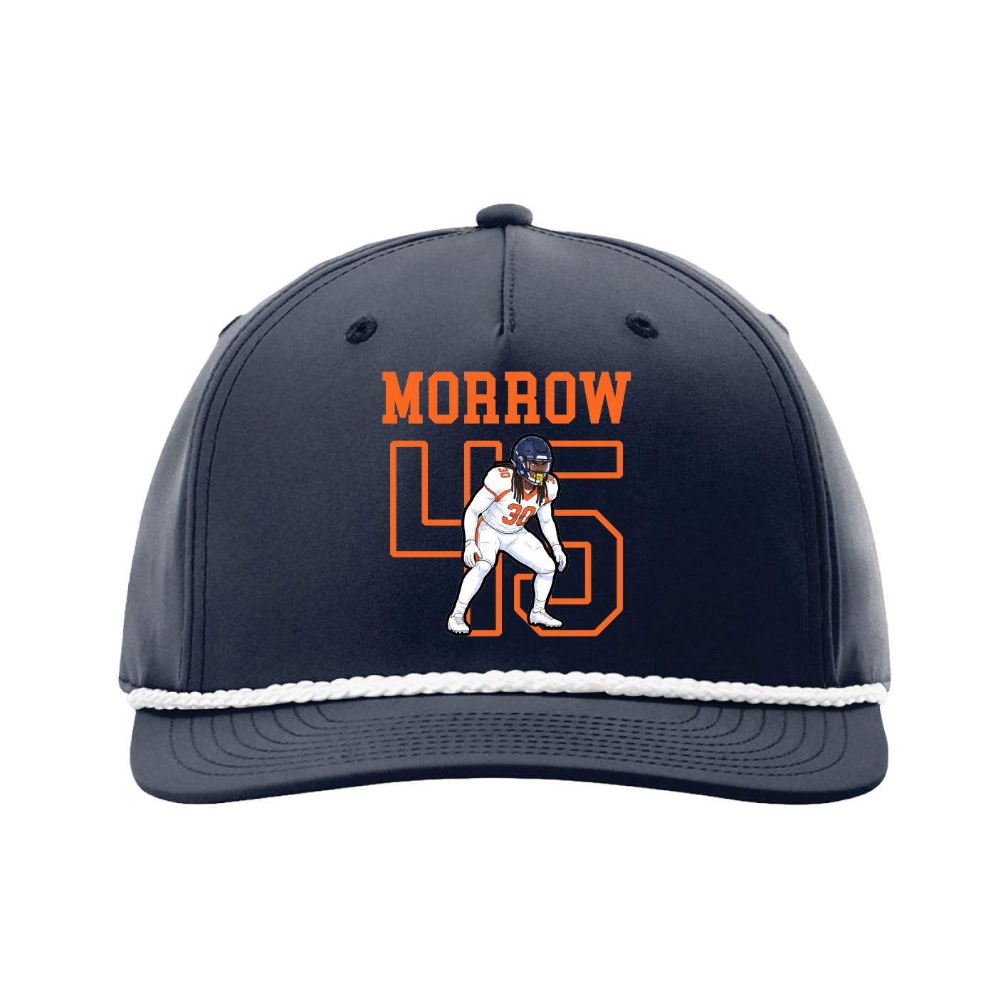 Five-Panel Classic Rope Cap — Shirsey in Navy