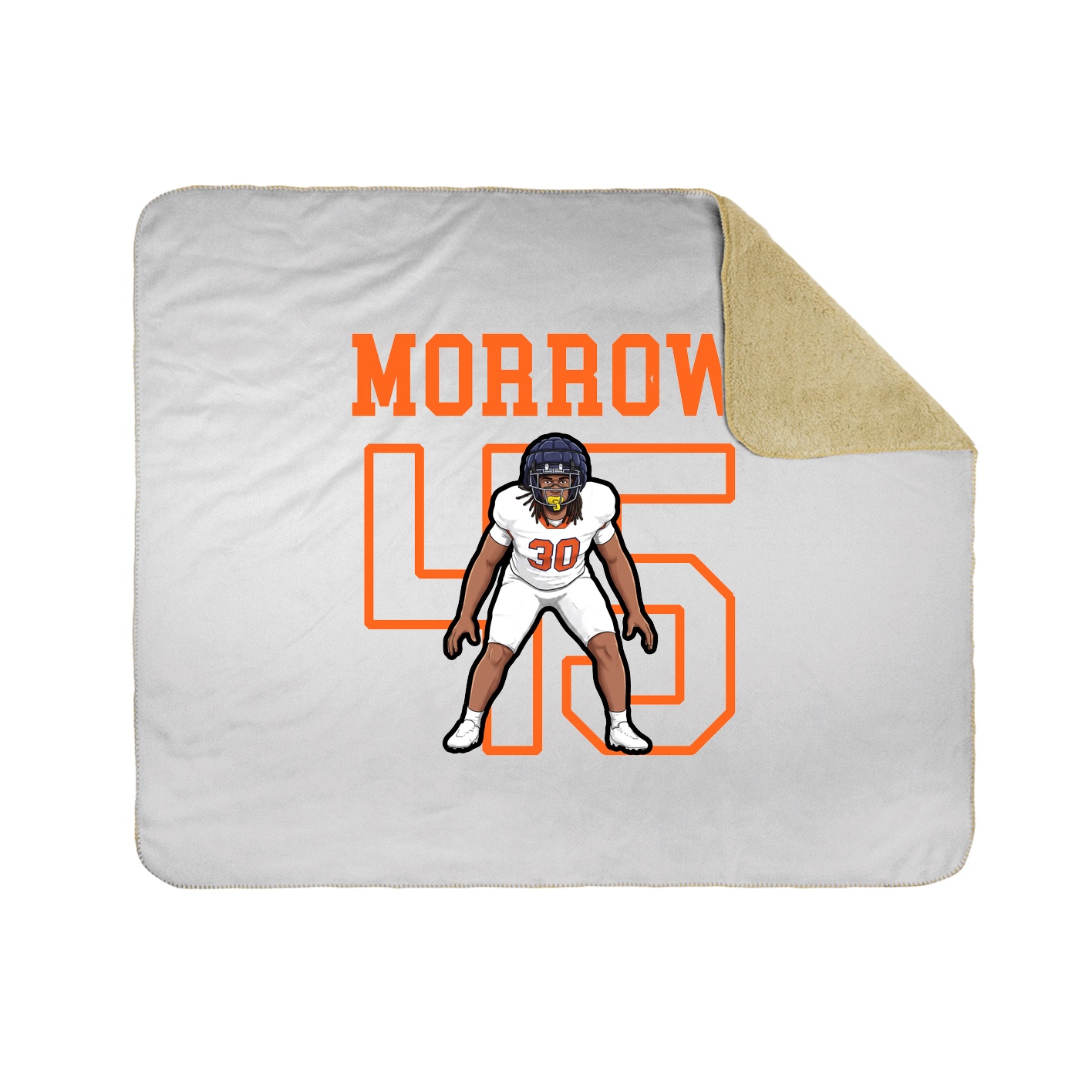 Throw Blanket — Shirsey in White