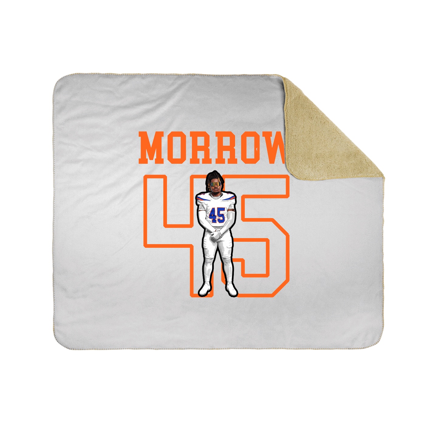 Throw Blanket — Shirsey in White
