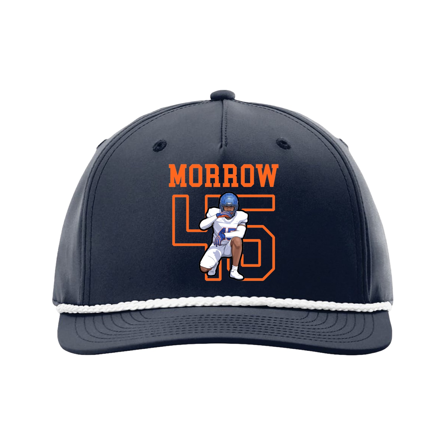 Five-Panel Classic Rope Cap — Shirsey in Navy