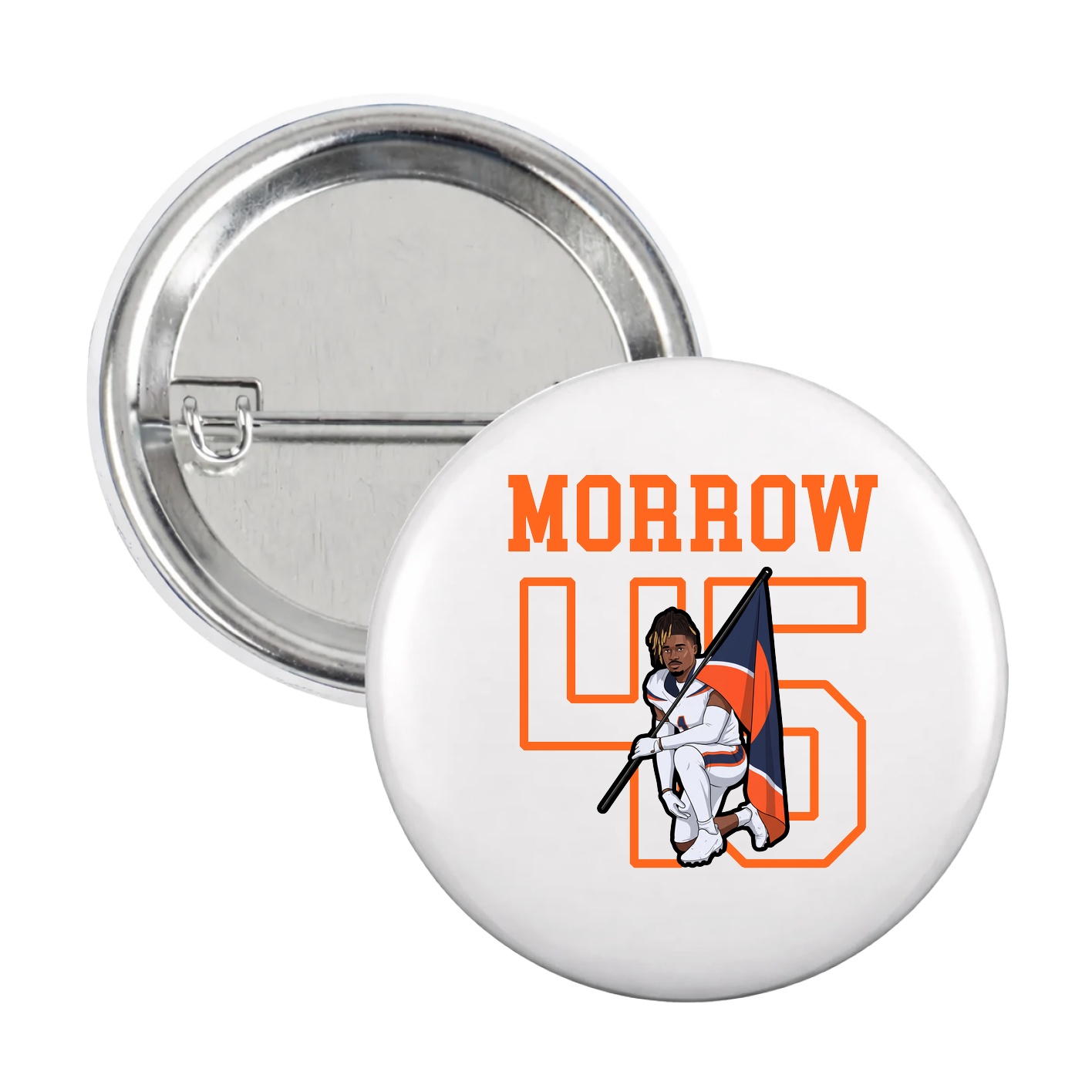 Game Day Button — Shirsey in White