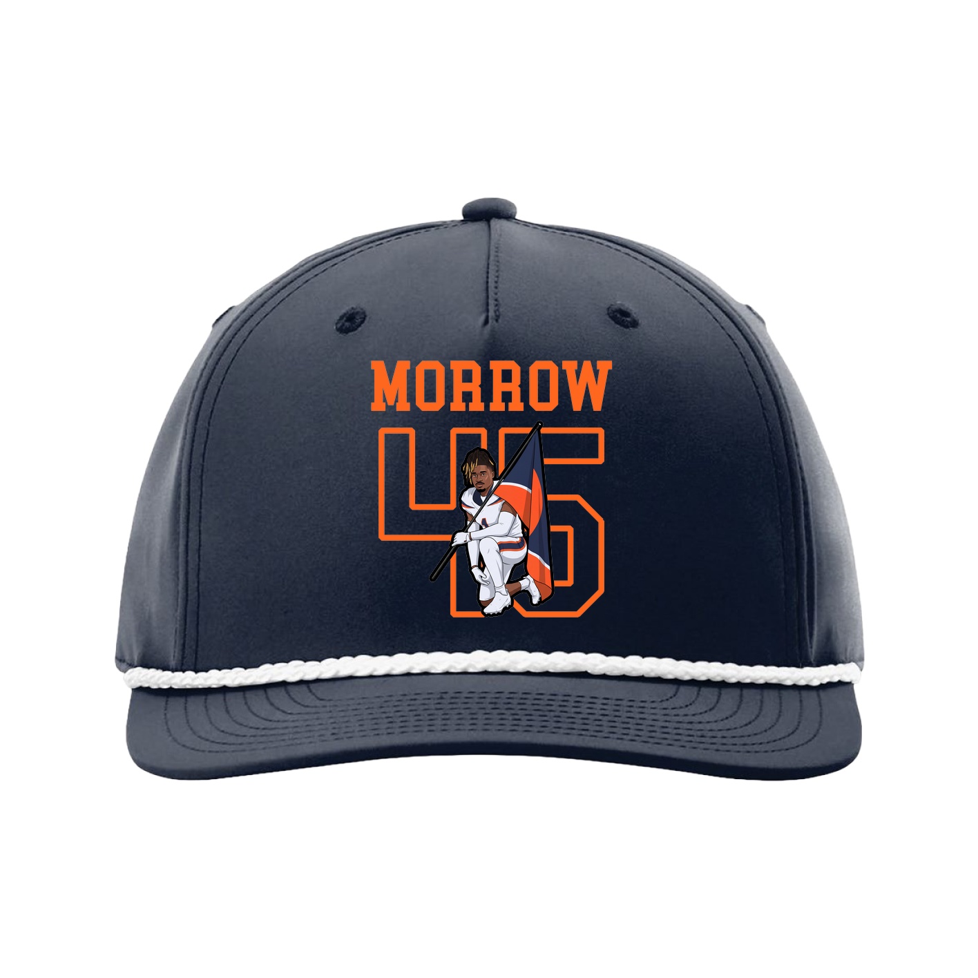 Five-Panel Classic Rope Cap — Shirsey in Navy