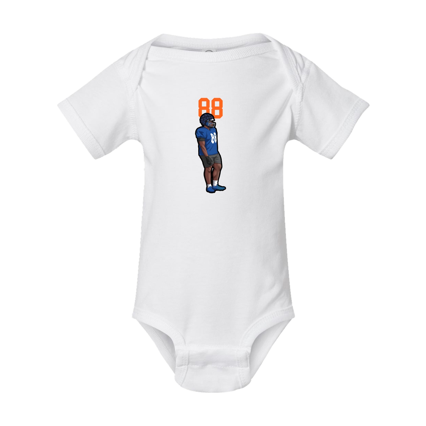Baby Onesie — Number Top in White