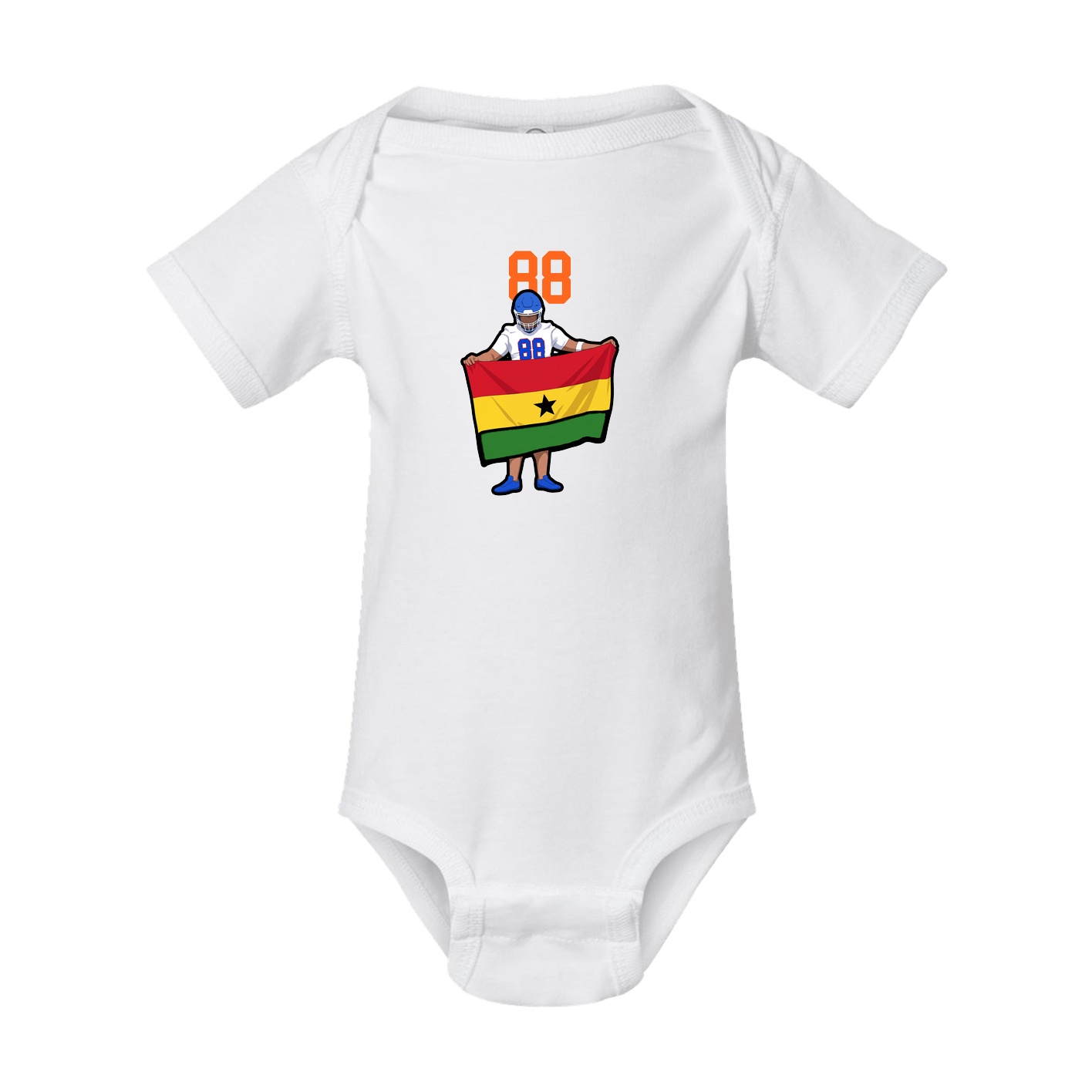 Baby Onesie — Number Top in White