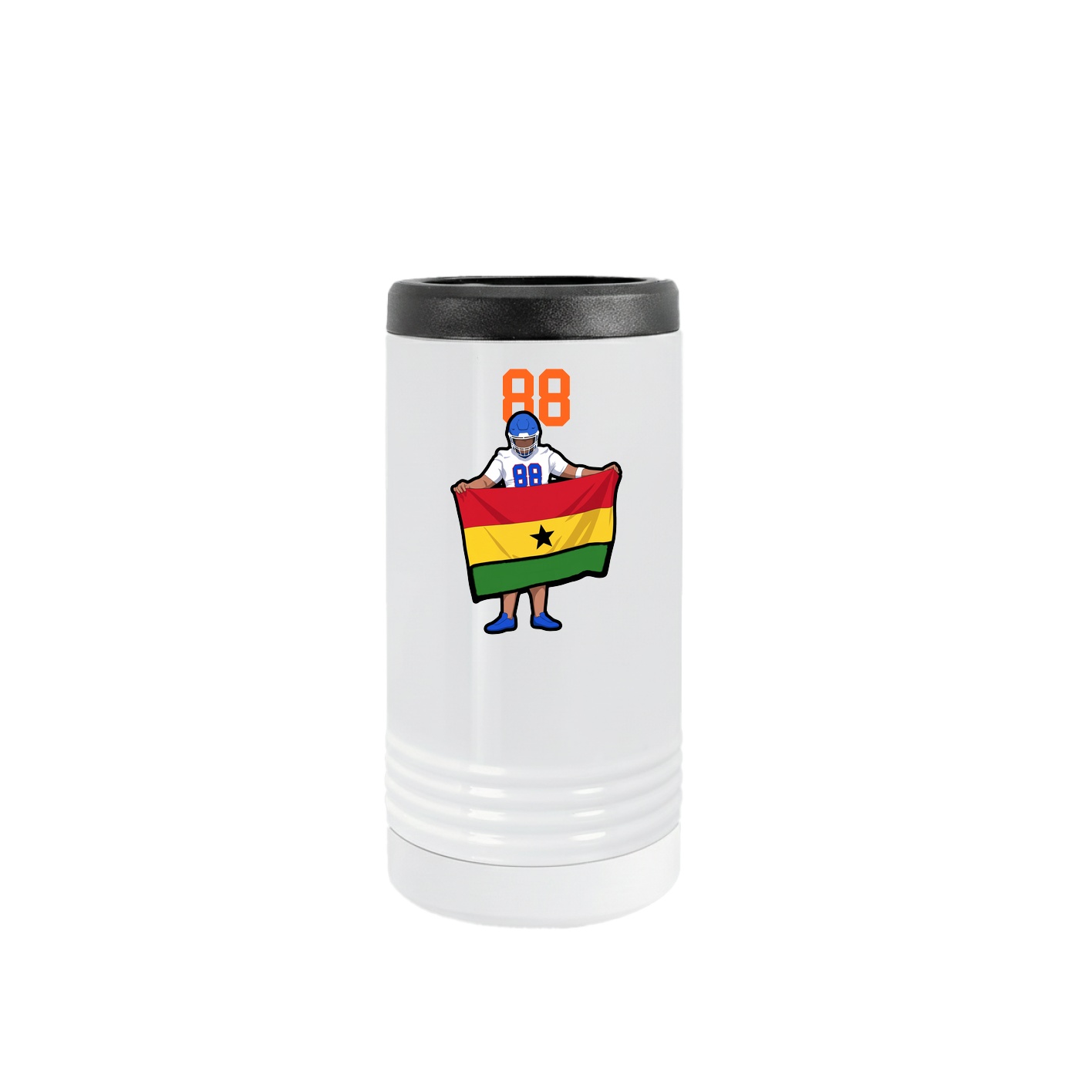 Slim Beverage Holder — Number Top in White