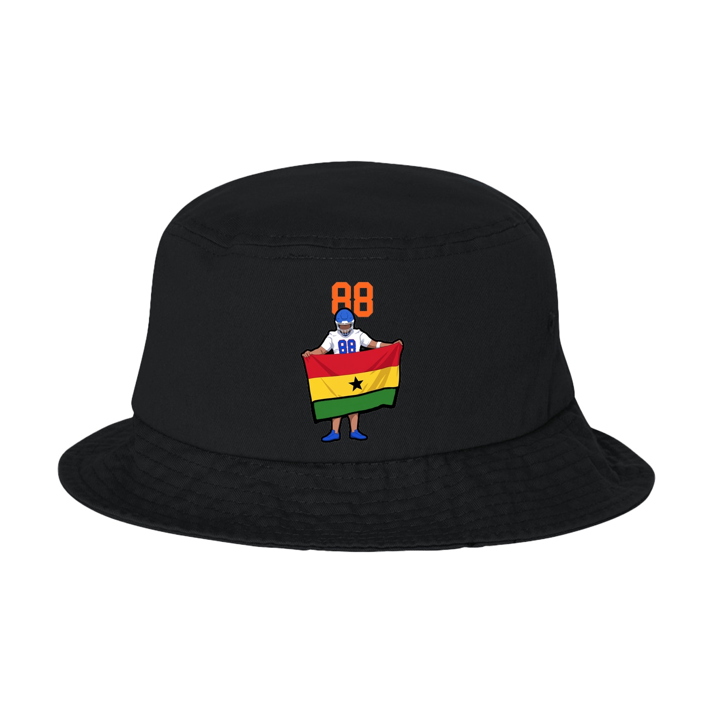 Bucket Cap — Number Top in Black