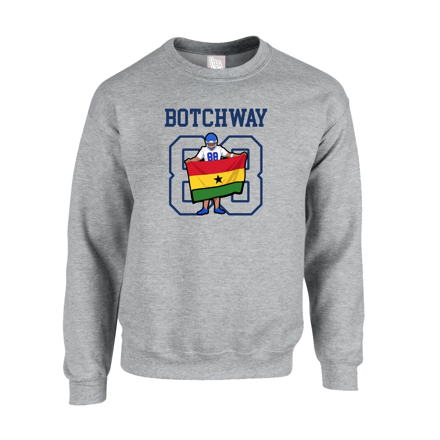 Fleece Crew — Shirsey in Grey