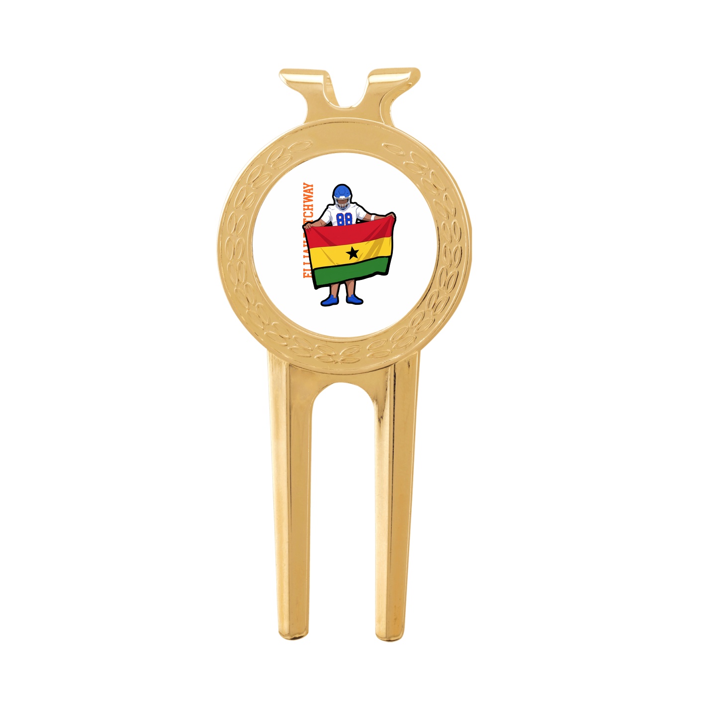 Divot Tool with Ball Marker — Name Vertical in Classic