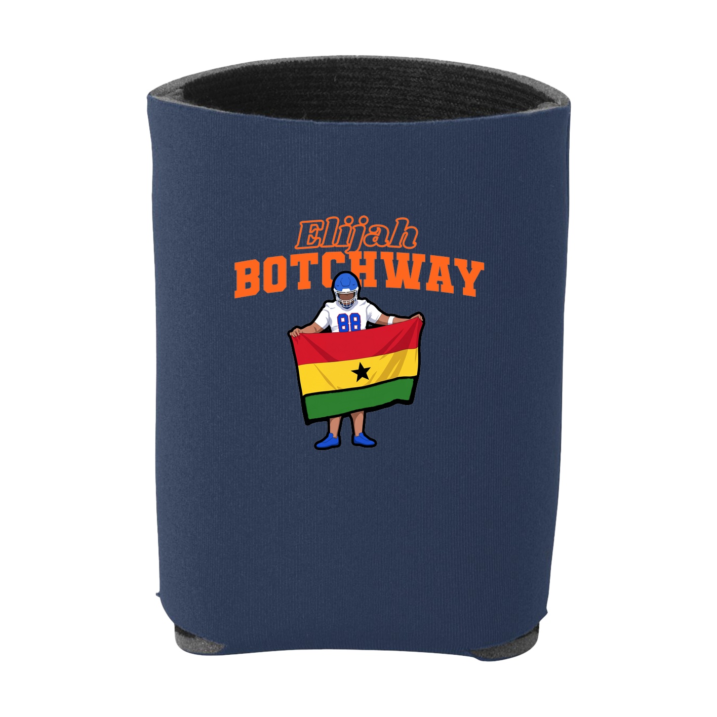Can Holder — Name Arch in Navy