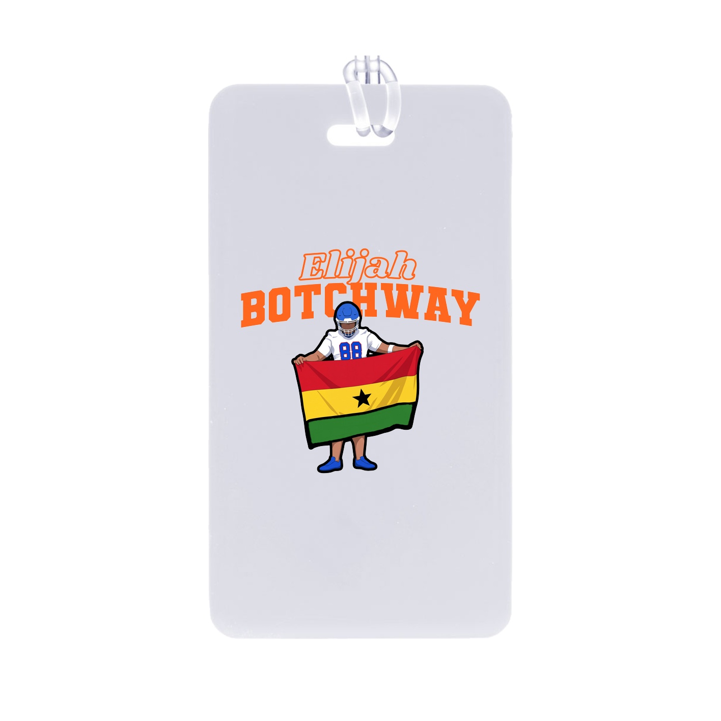 Bag Tag — Name Arch in Classic