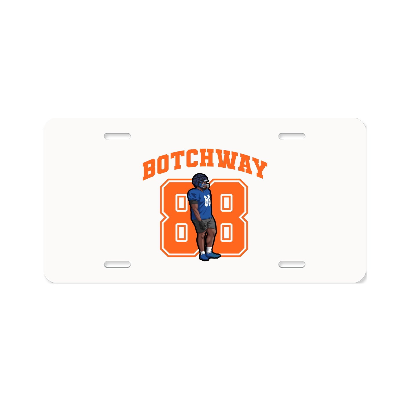 License Plate — Number in Classic