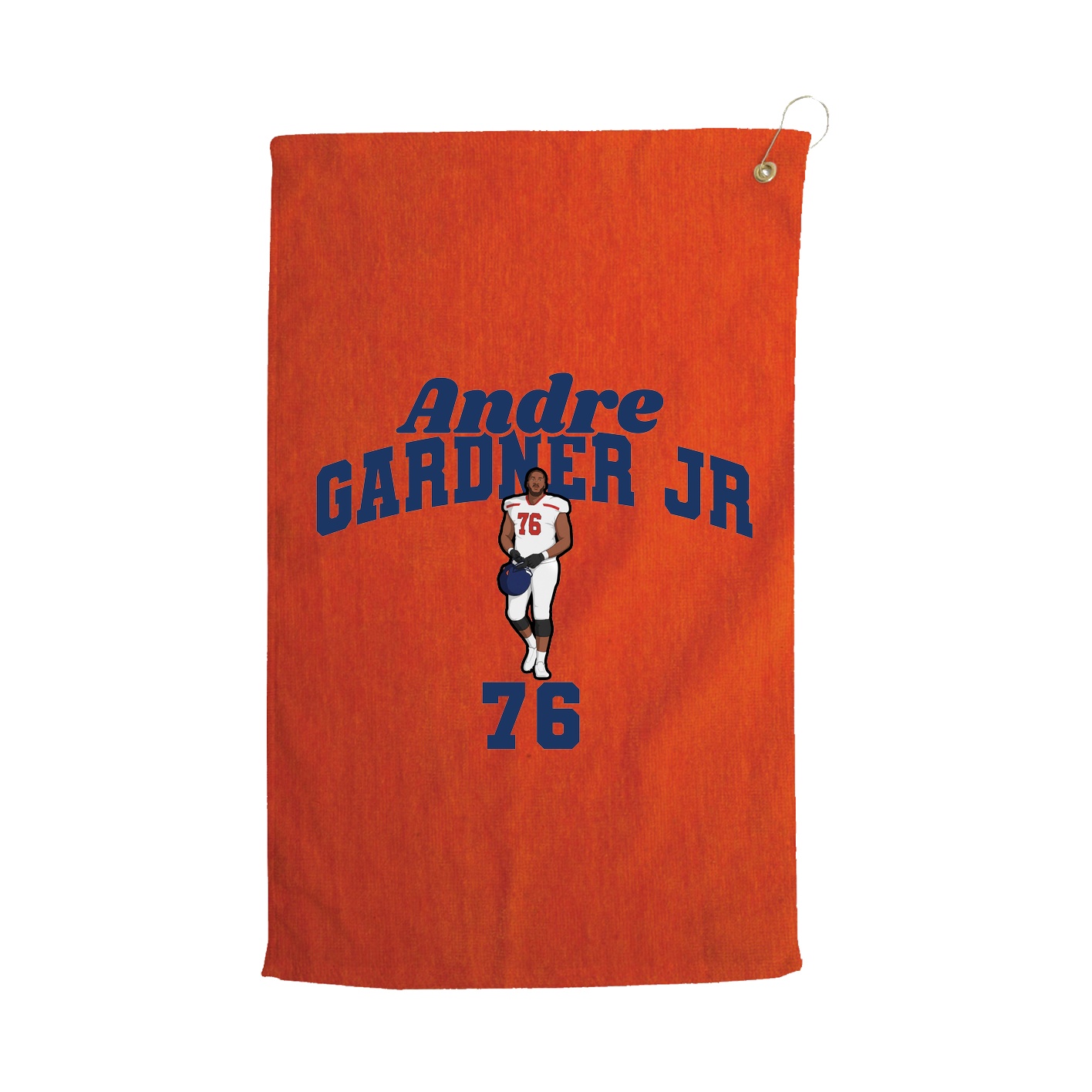 Golf Towel — Signature Arch in Orange