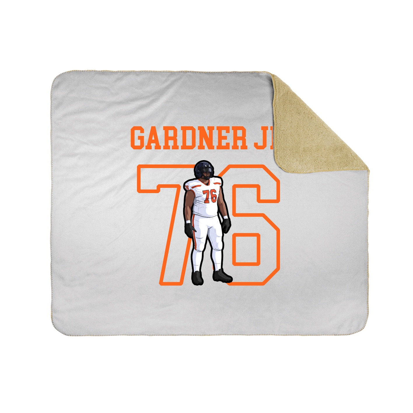 Throw Blanket — Shirsey in White