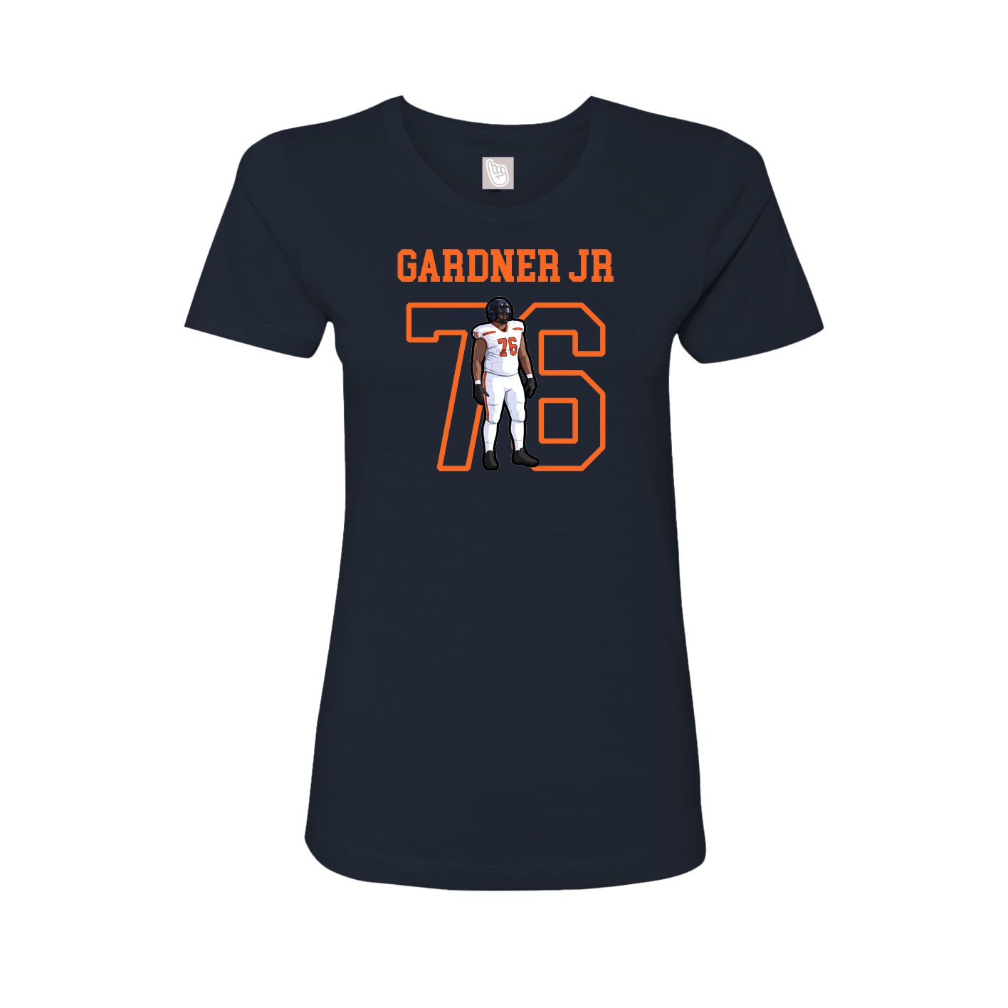 Fitted Women's Tee — Shirsey in Navy