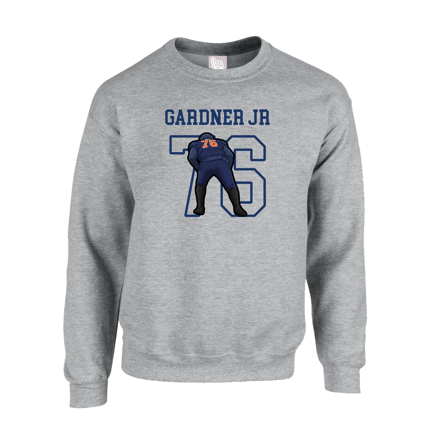 Fleece Crew — Shirsey in Grey