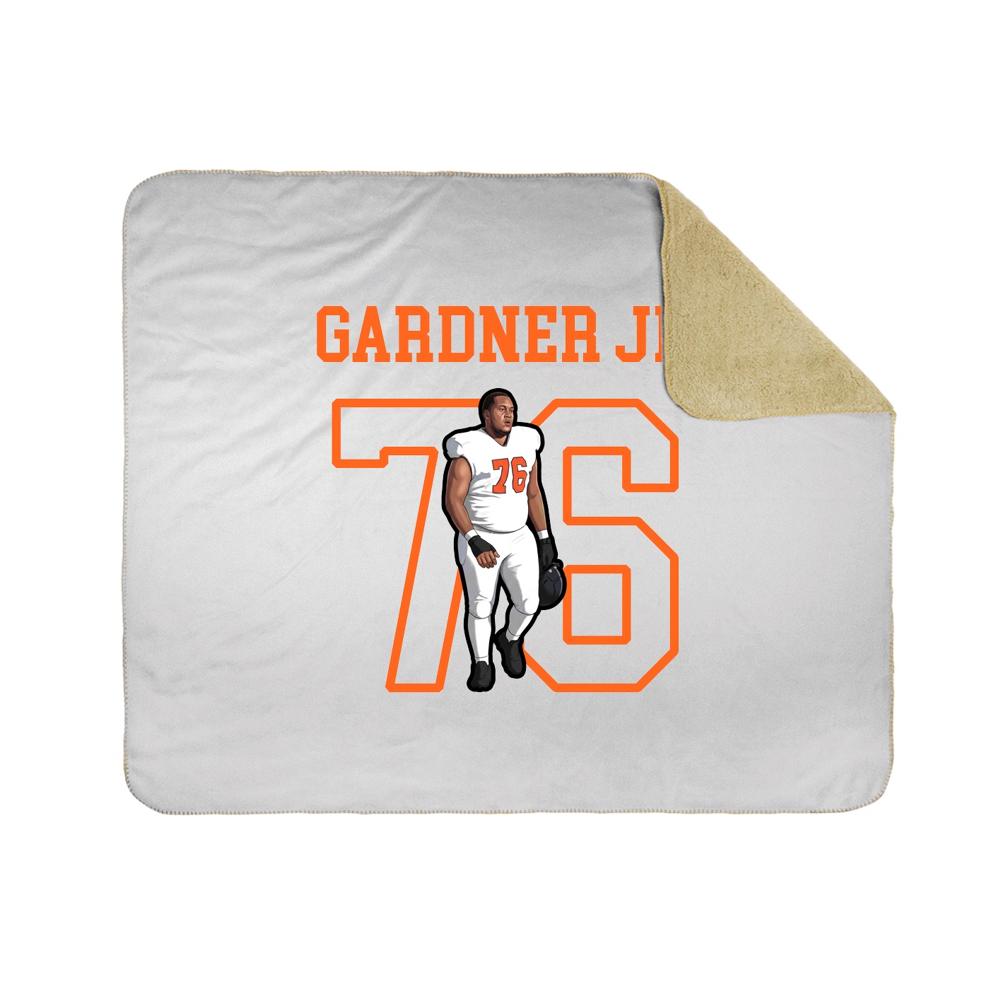 Throw Blanket — Shirsey in White