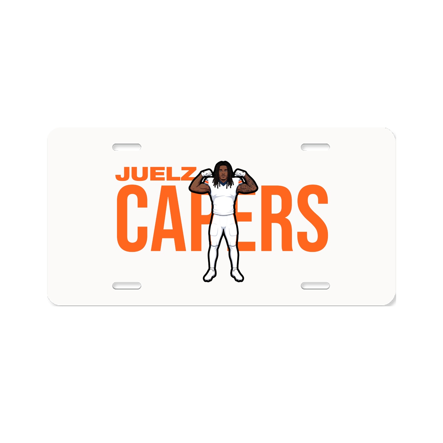 License Plate — Player Name in Classic
