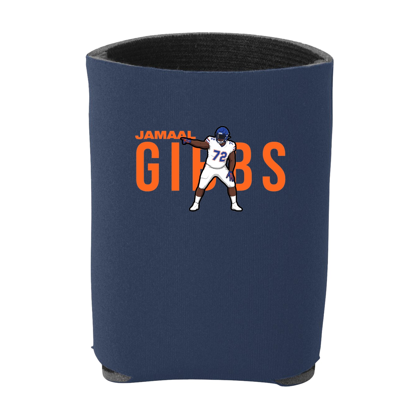 Can Holder — Player Name in Navy