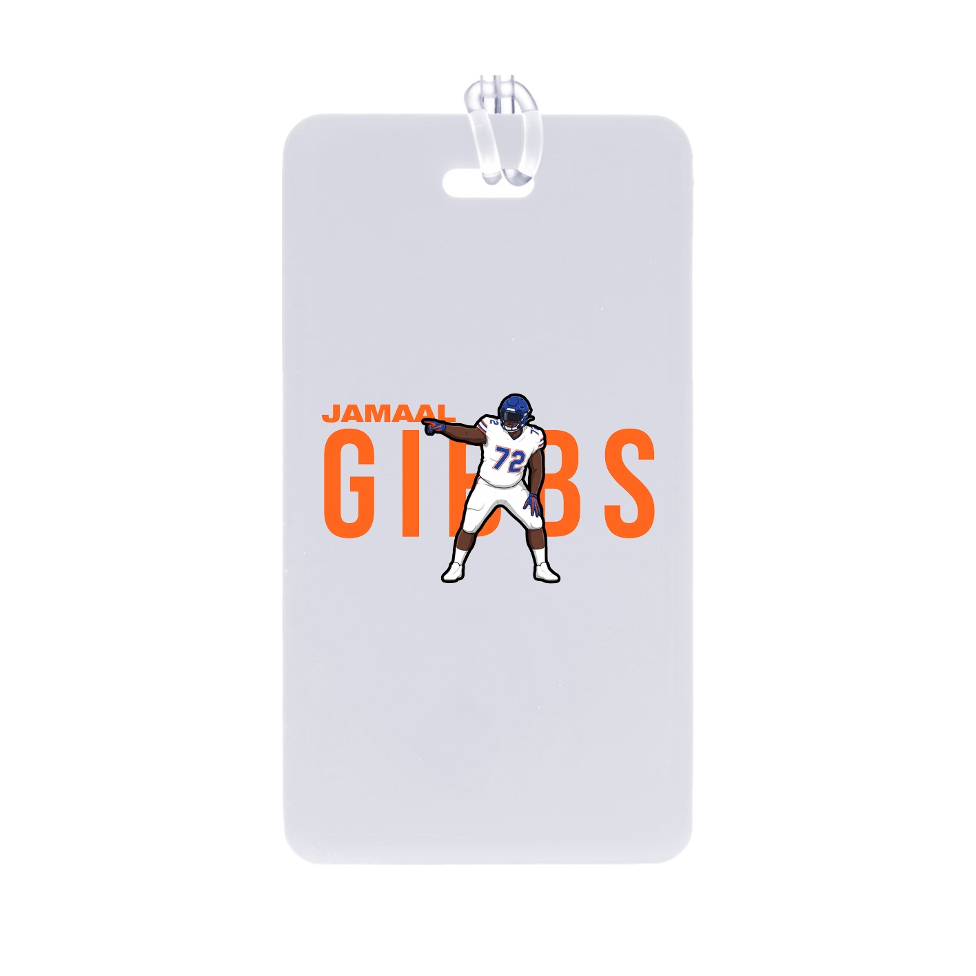 Bag Tag — Player Name in Classic
