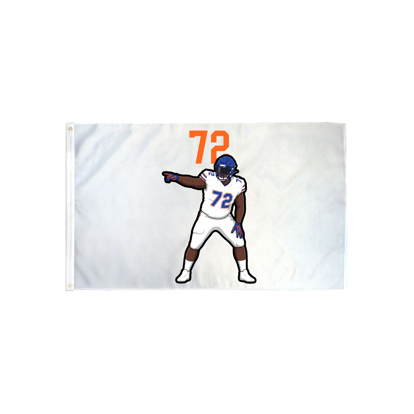 3x5 Flag — Number Top in Classic
