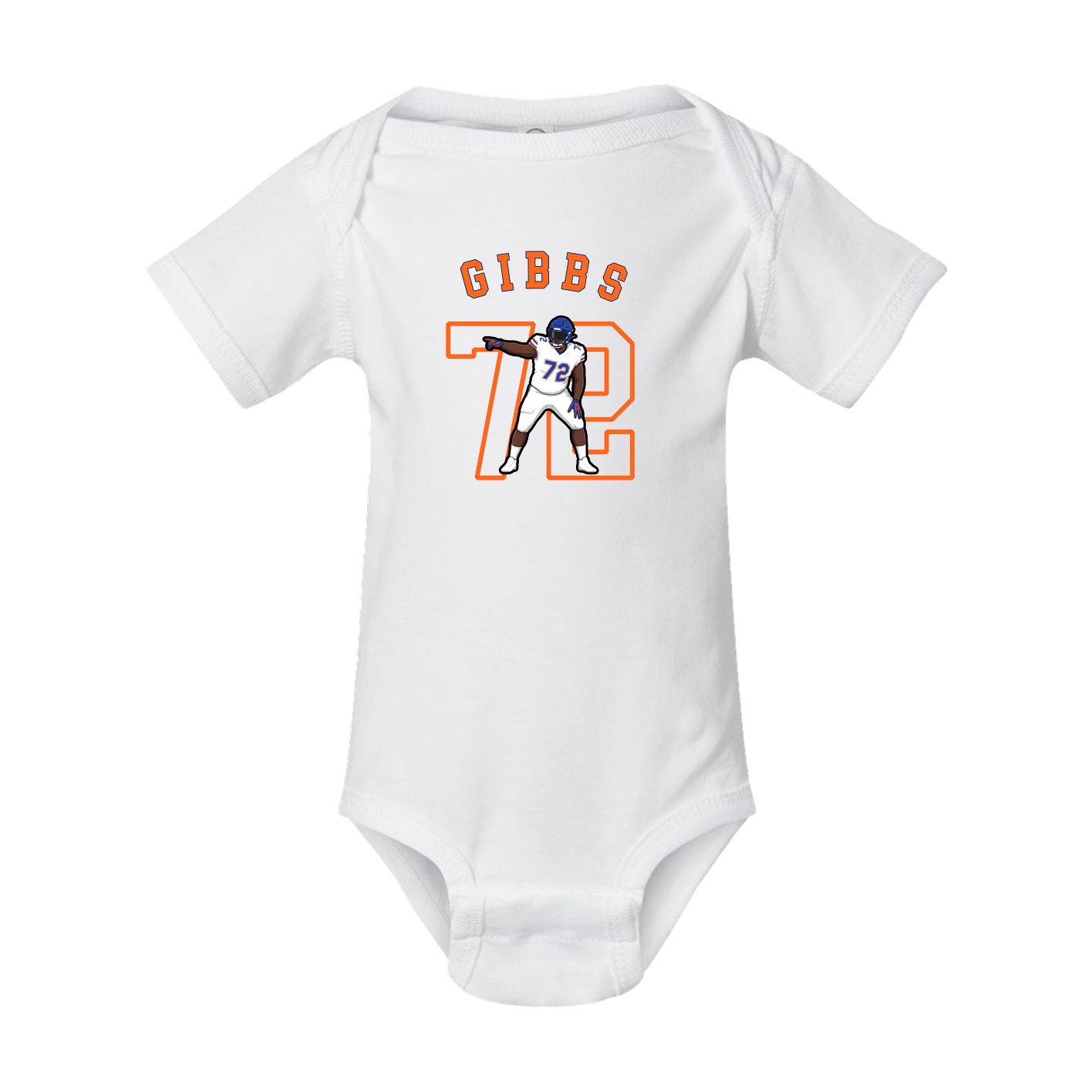 Baby Onesie — Shirsey Arch in White