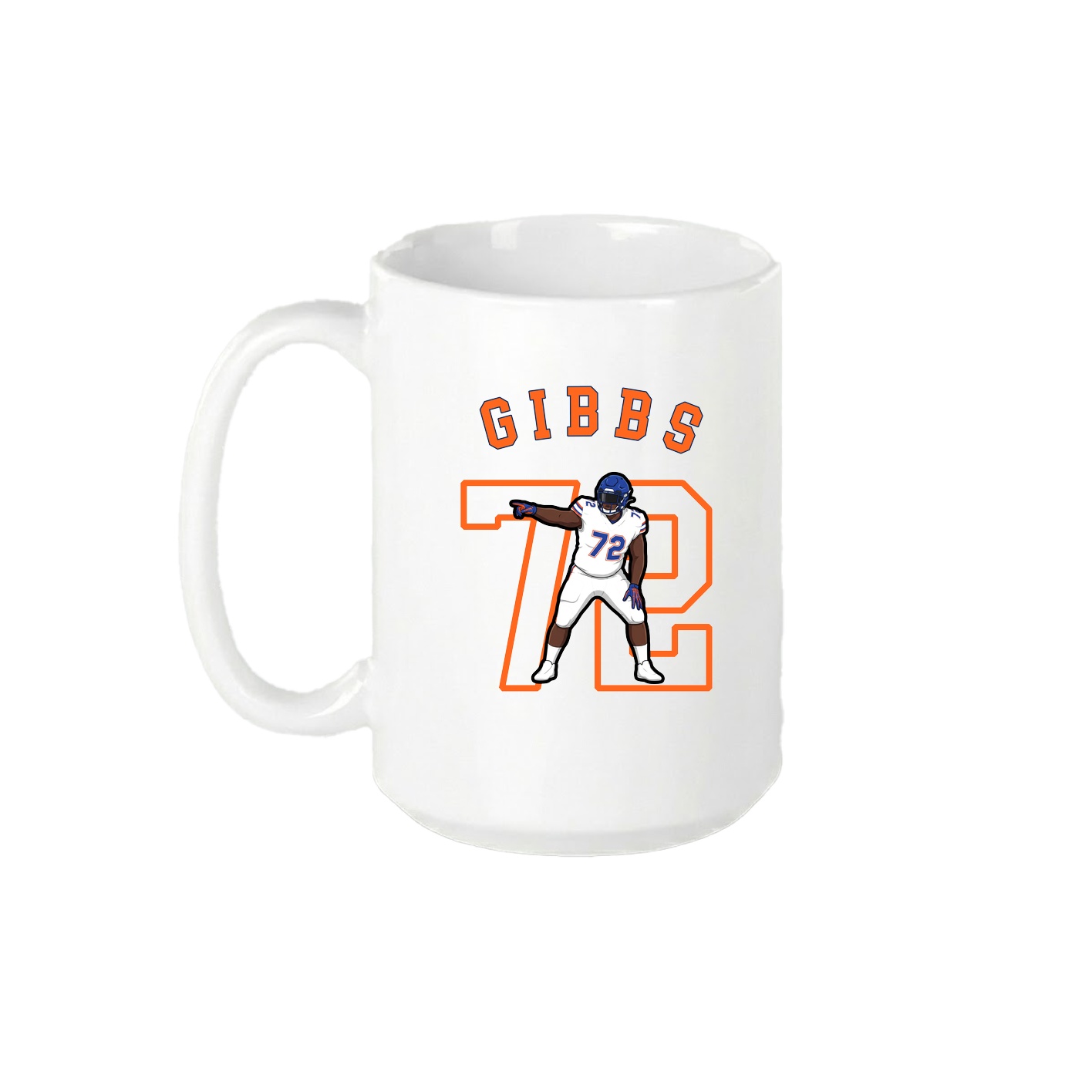 15oz Coffee Mug — Shirsey Arch in White