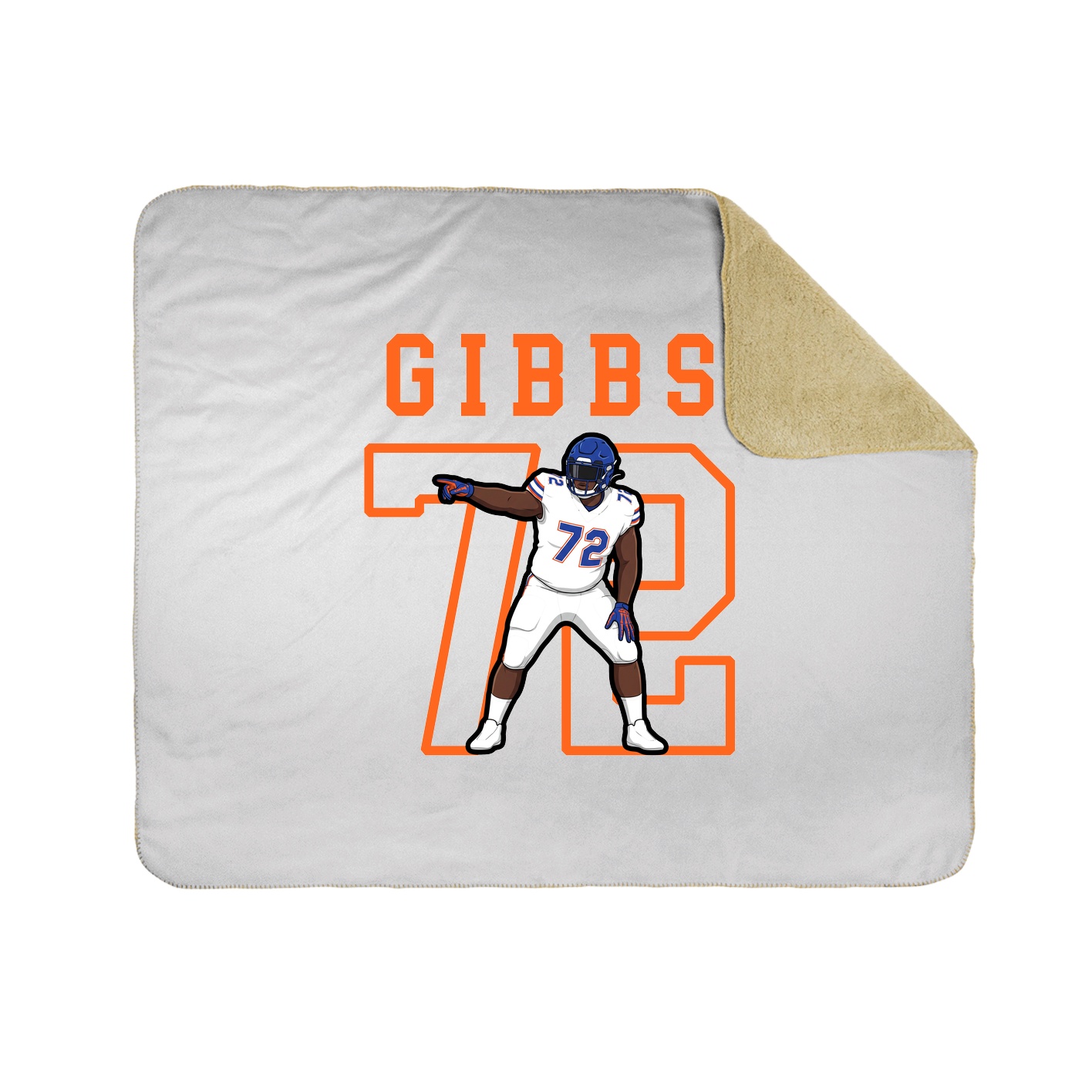 Throw Blanket — Shirsey in White