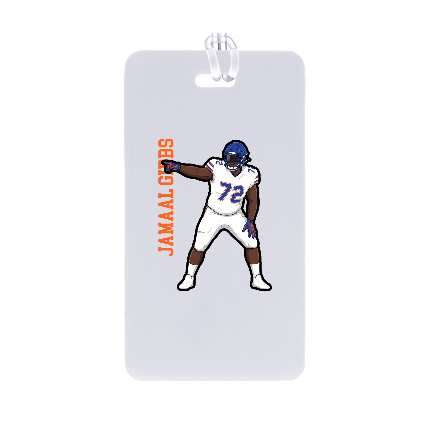Bag Tag — Name Vertical in Classic
