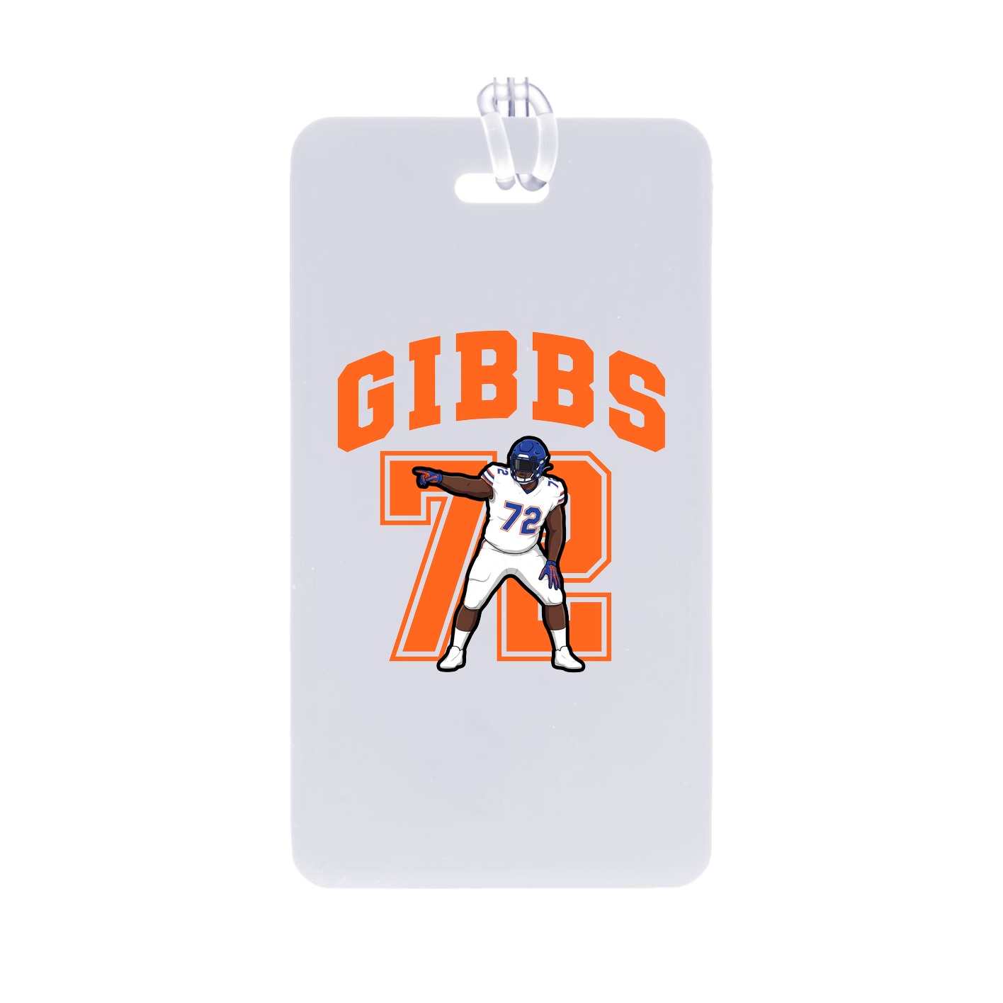 Bag Tag — Number in Classic