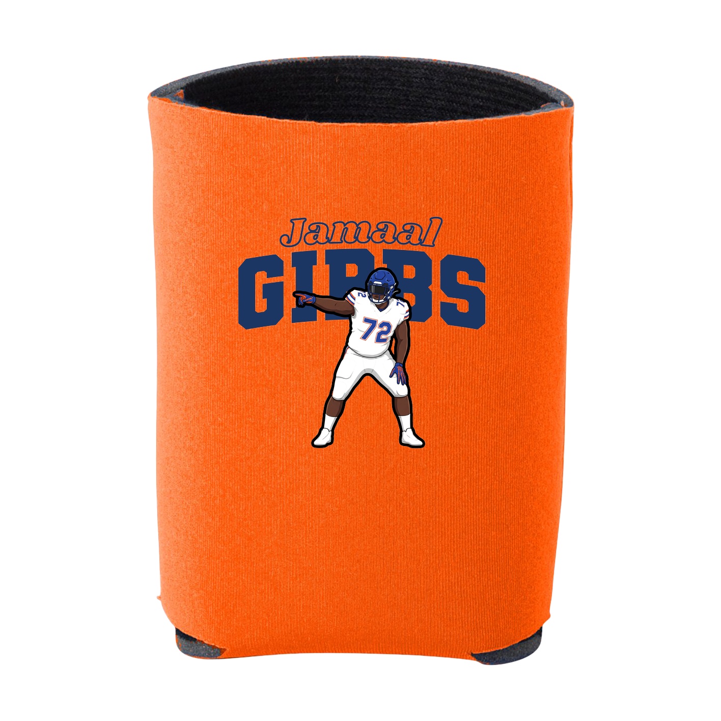 Can Holder — Name Arch in Orange