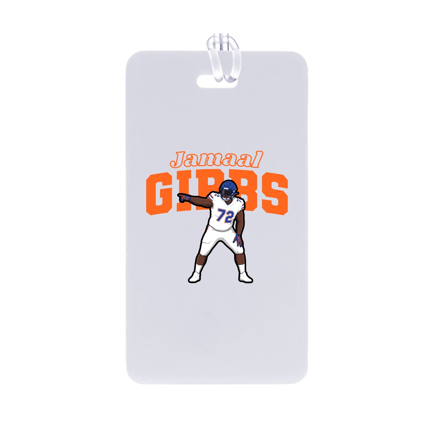 Bag Tag — Name Arch in Classic