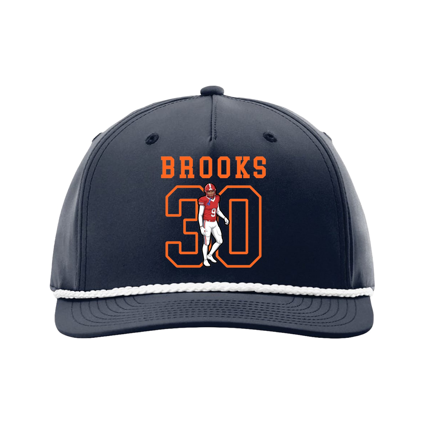 Five-Panel Classic Rope Cap — Shirsey in Navy