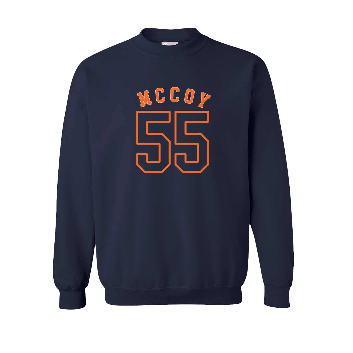 Fleece Crew — Shirsey Arch in Navy