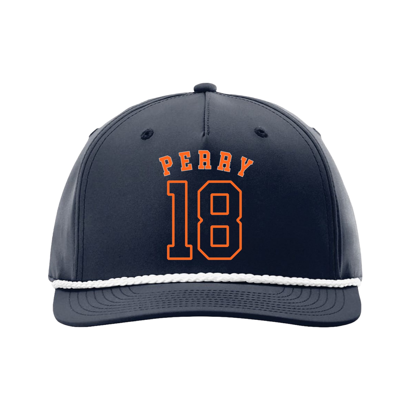 Five-Panel Classic Rope Cap — Shirsey Arch in Navy