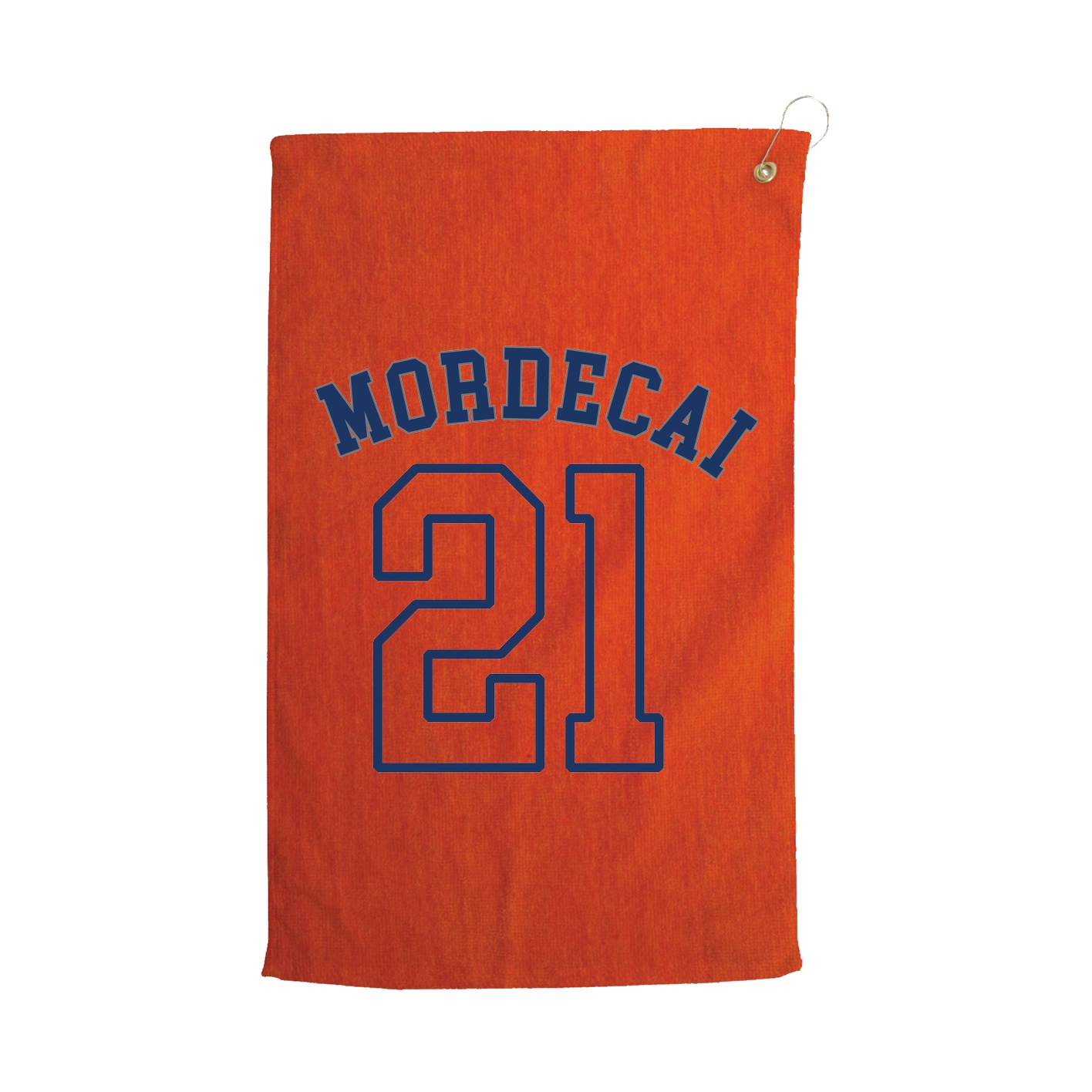 Golf Towel — Shirsey Arch in Orange