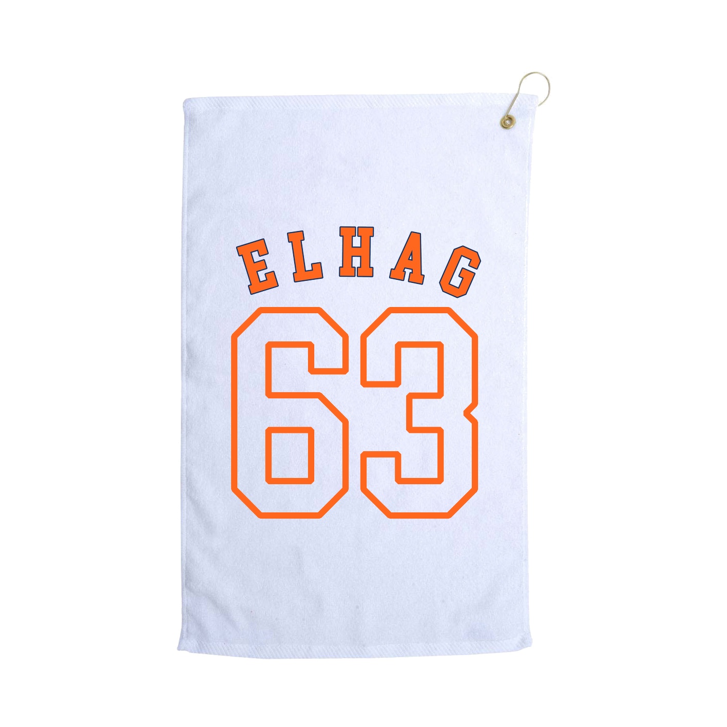 Golf Towel — Shirsey Arch in White