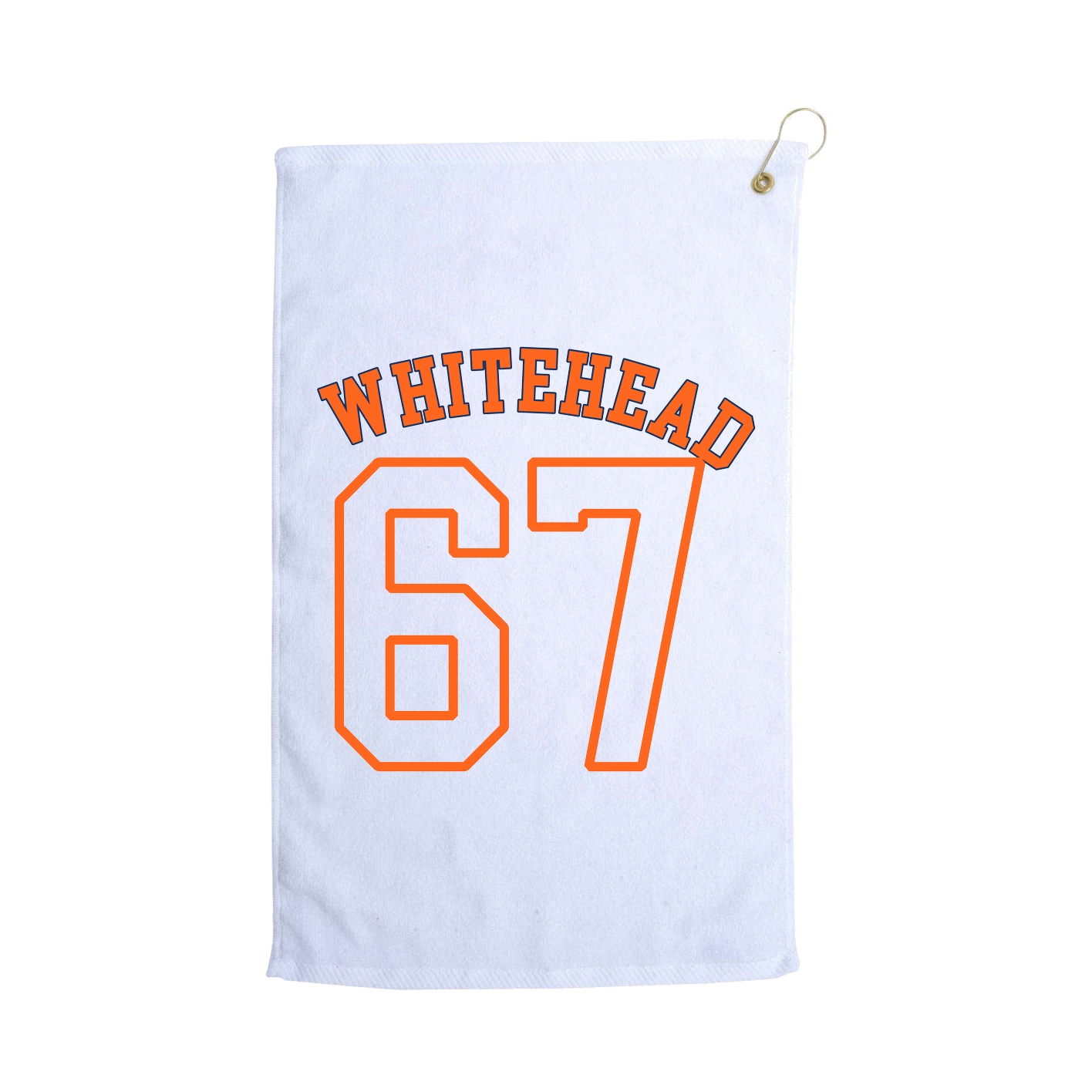 Golf Towel — Shirsey Arch in White