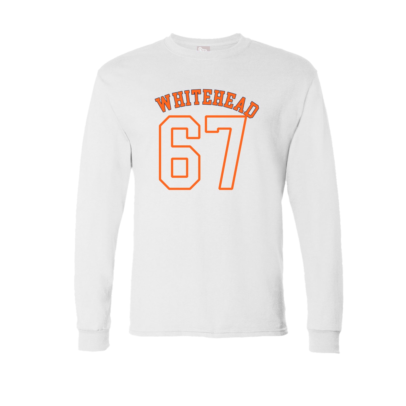 Long Sleeve Tee — Shirsey Arch in White