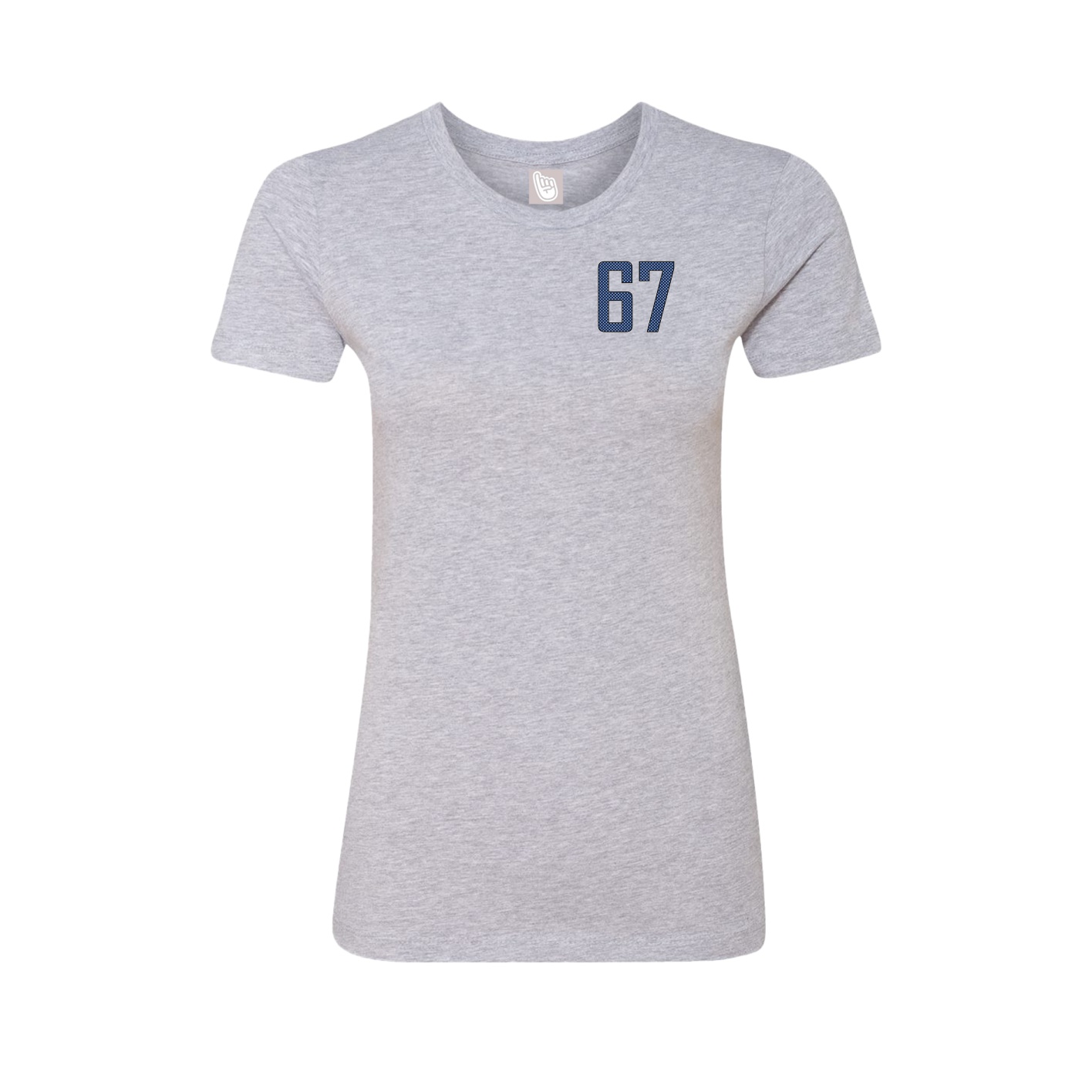 Womens Tee — Front Shirsy in Grey
