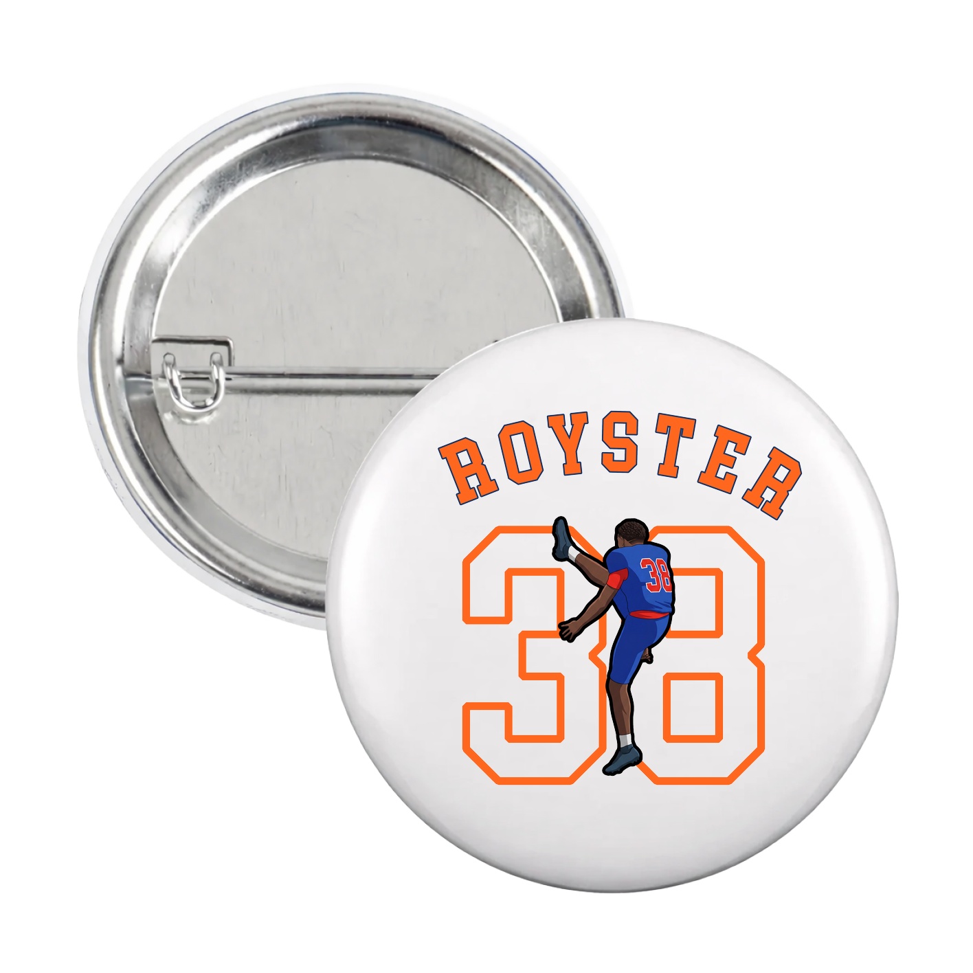 Game Day Button — Shirsey Arch in White