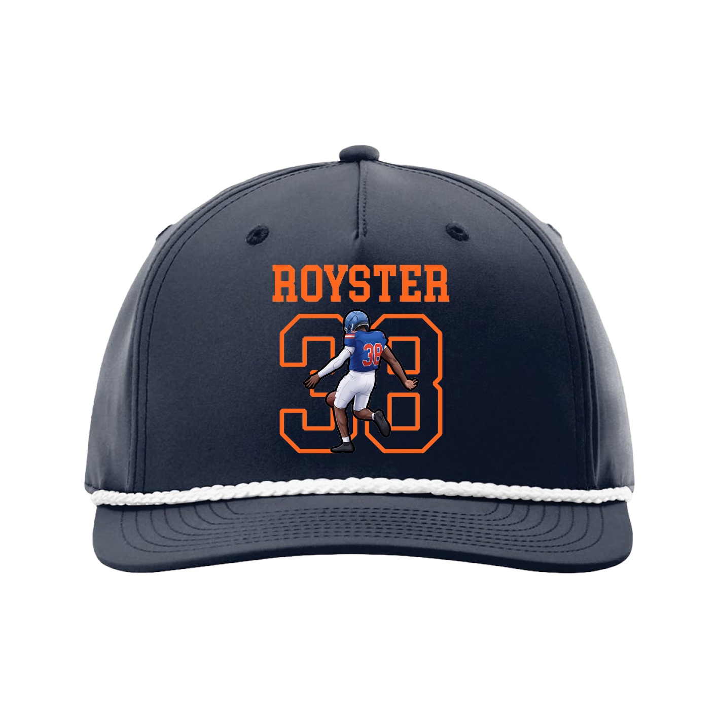 Five-Panel Classic Rope Cap — Shirsey in Navy