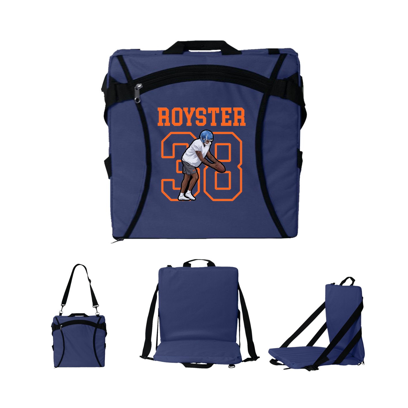 Folding Stadium Seat — Shirsey in Navy