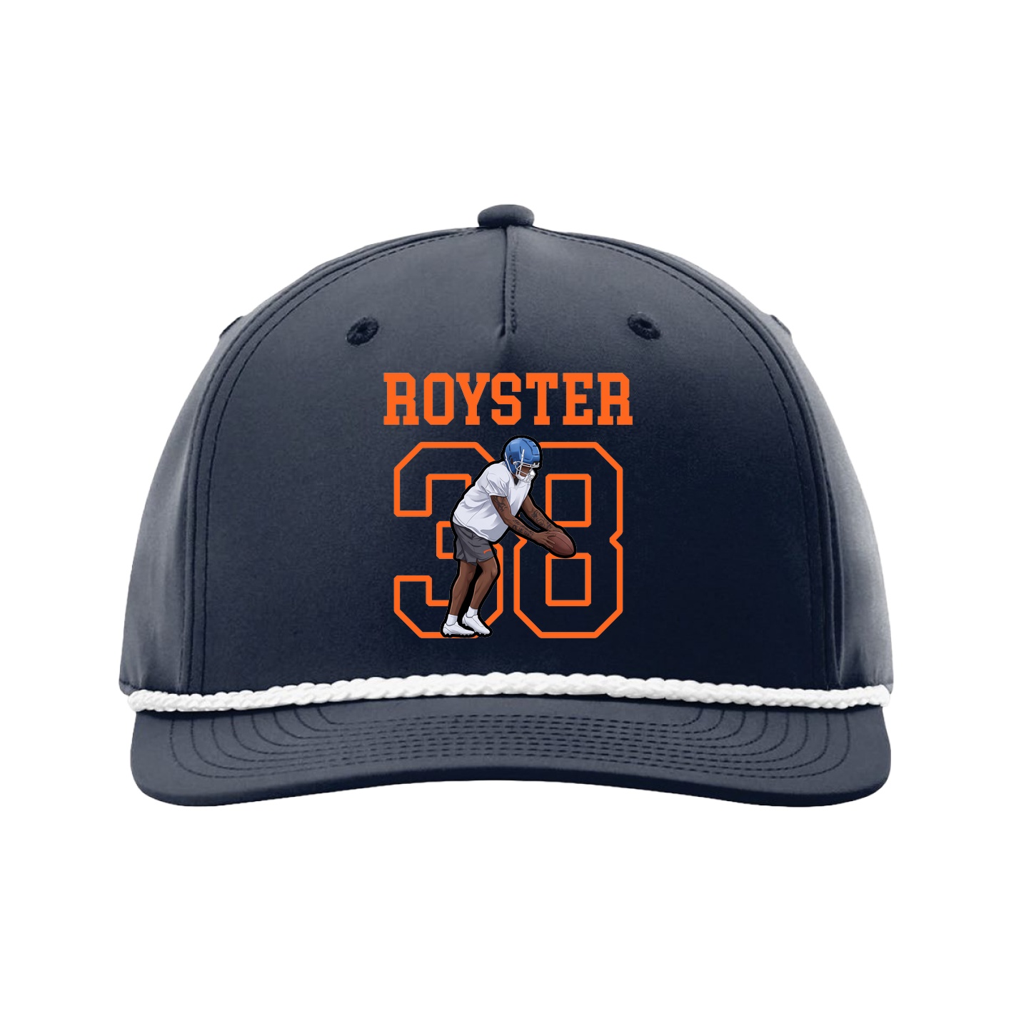 Five-Panel Classic Rope Cap — Shirsey in Navy