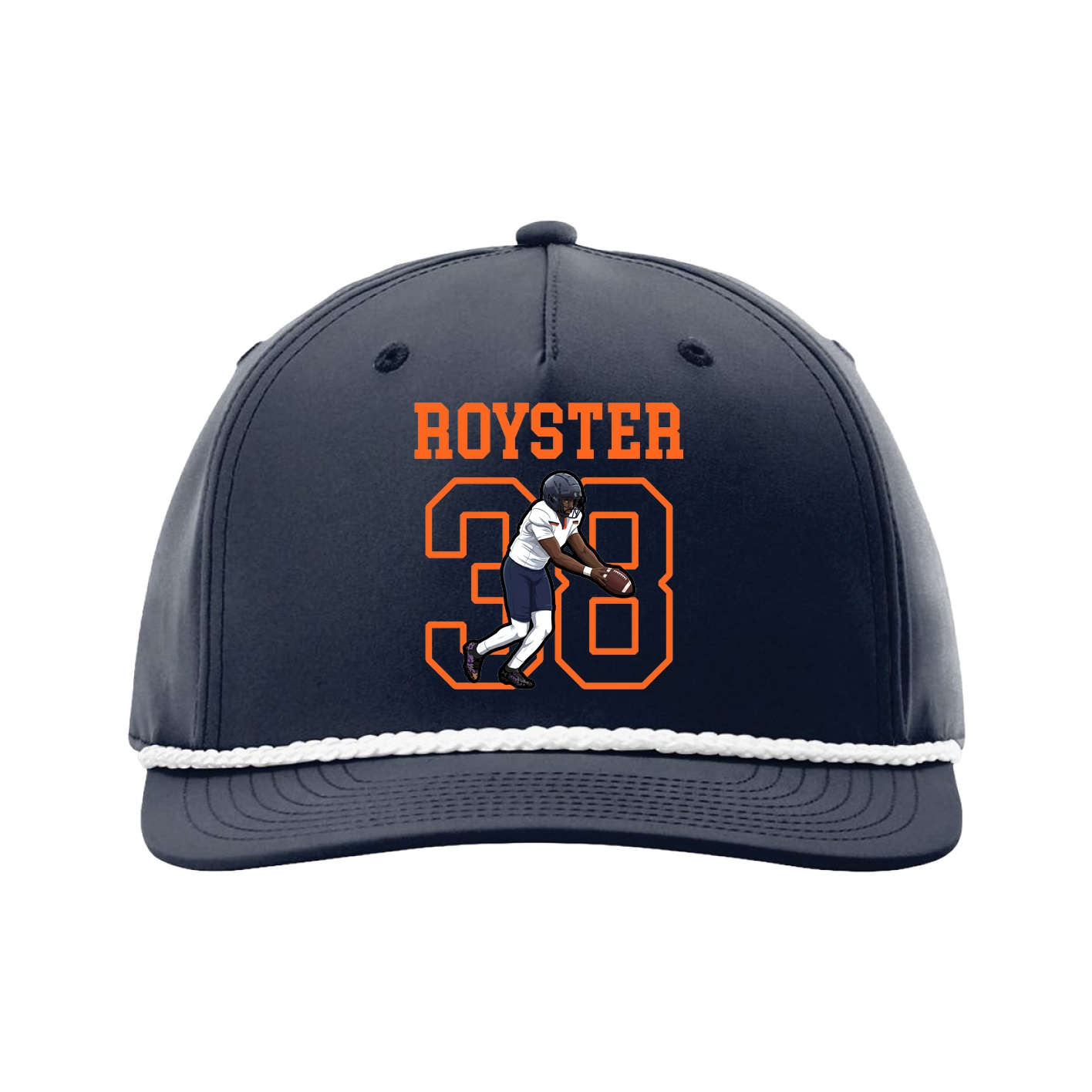 Five-Panel Classic Rope Cap — Shirsey in Navy