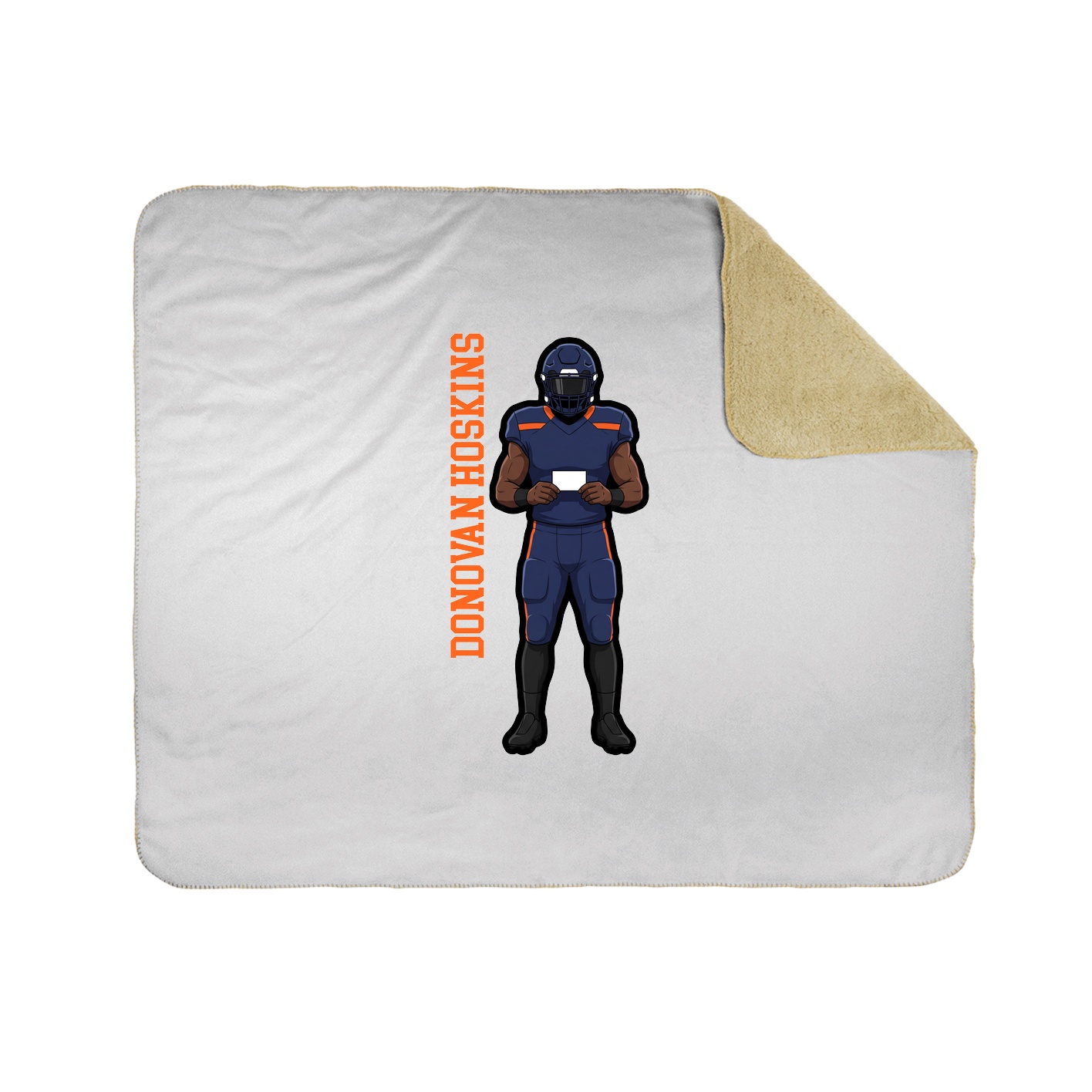 50x60 Sherpa Lined Throw Blanket