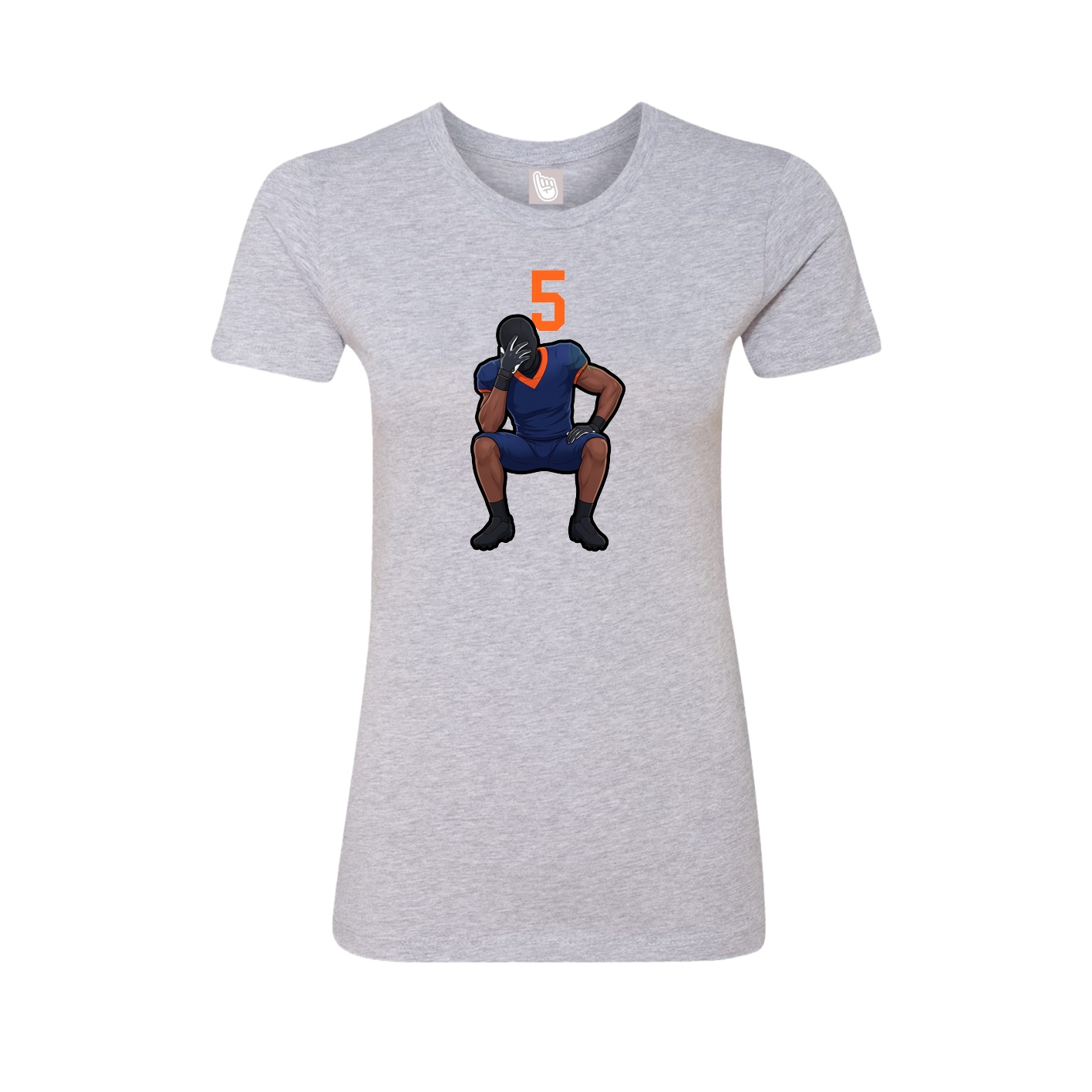 Fitted Women's Tee — Classic in Grey