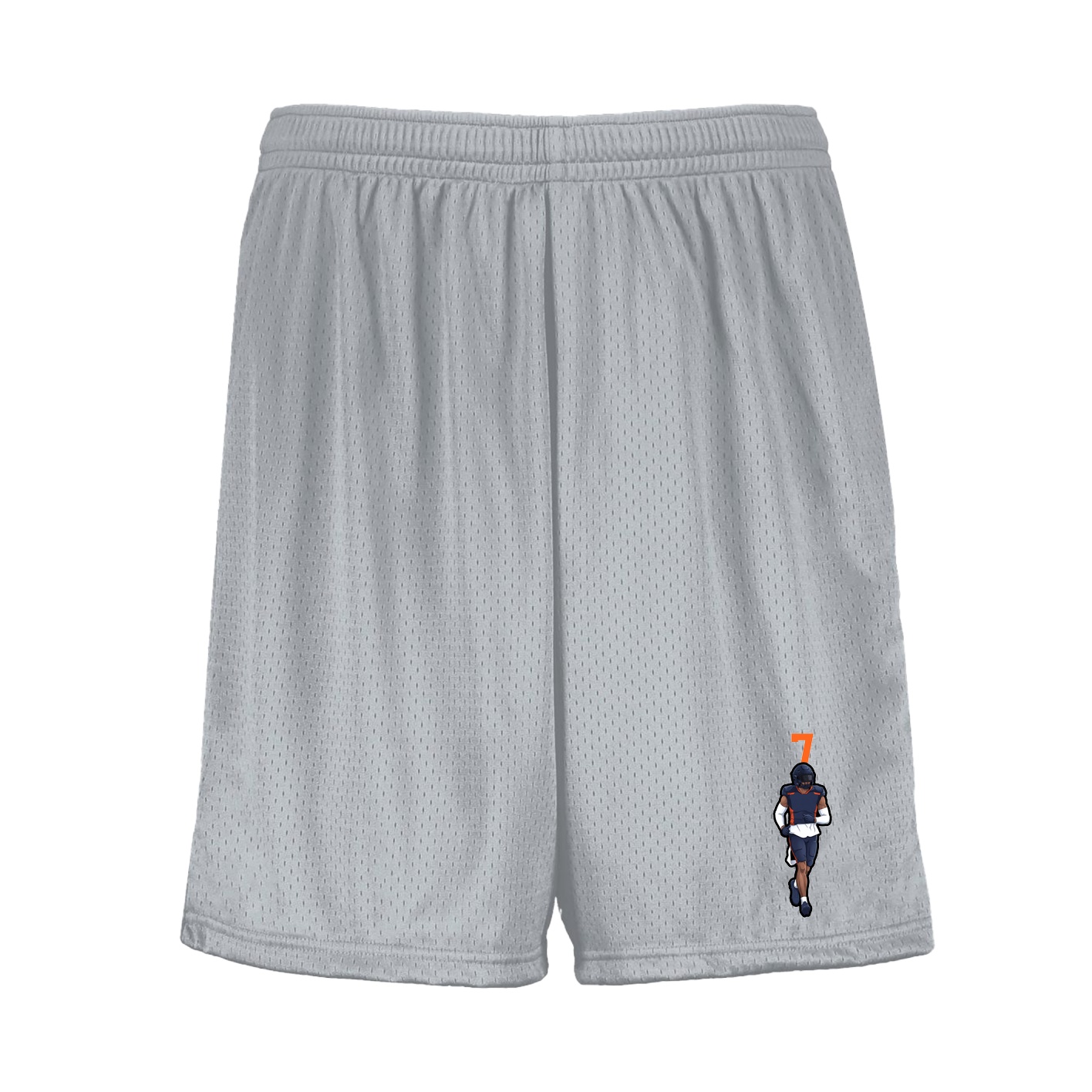 Shorts — Number Top in Silver